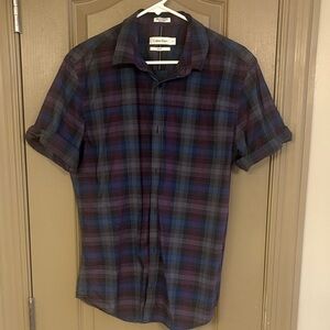 Calvin Klein Men's Multicolor Plaid Shirt
